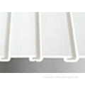 White Storage Wall Panels / Slat Walling Panels For Laundry